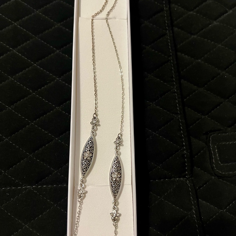 Brighton Elegant Silver and Black Necklace